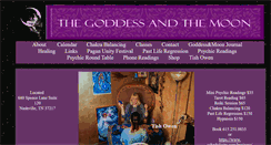 Desktop Screenshot of goddessandthemoon.com